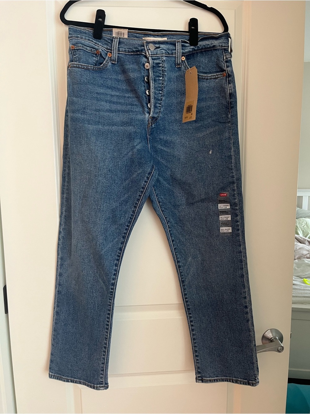 Levi's Women's Blue Straight-Leg Jeans